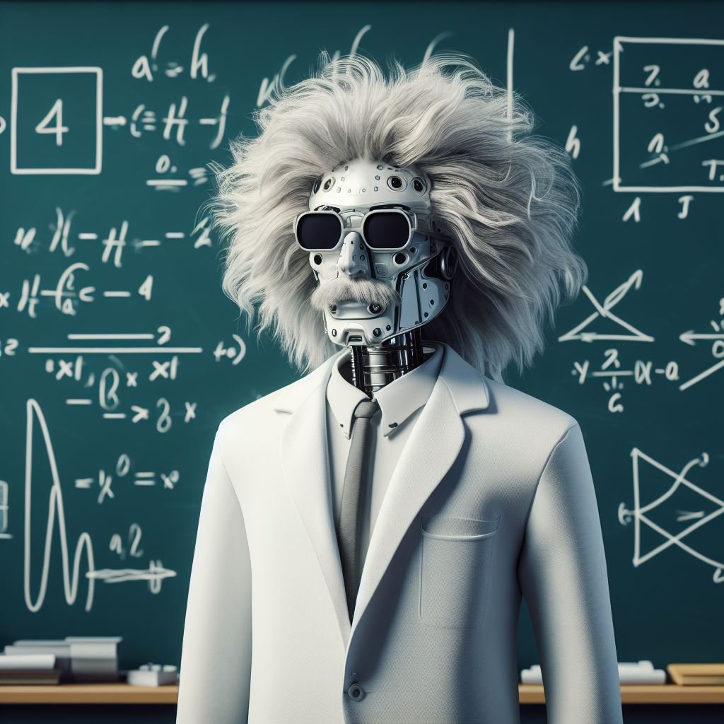 ChatGPT-Plug-in, Roboter im Einstein-Look