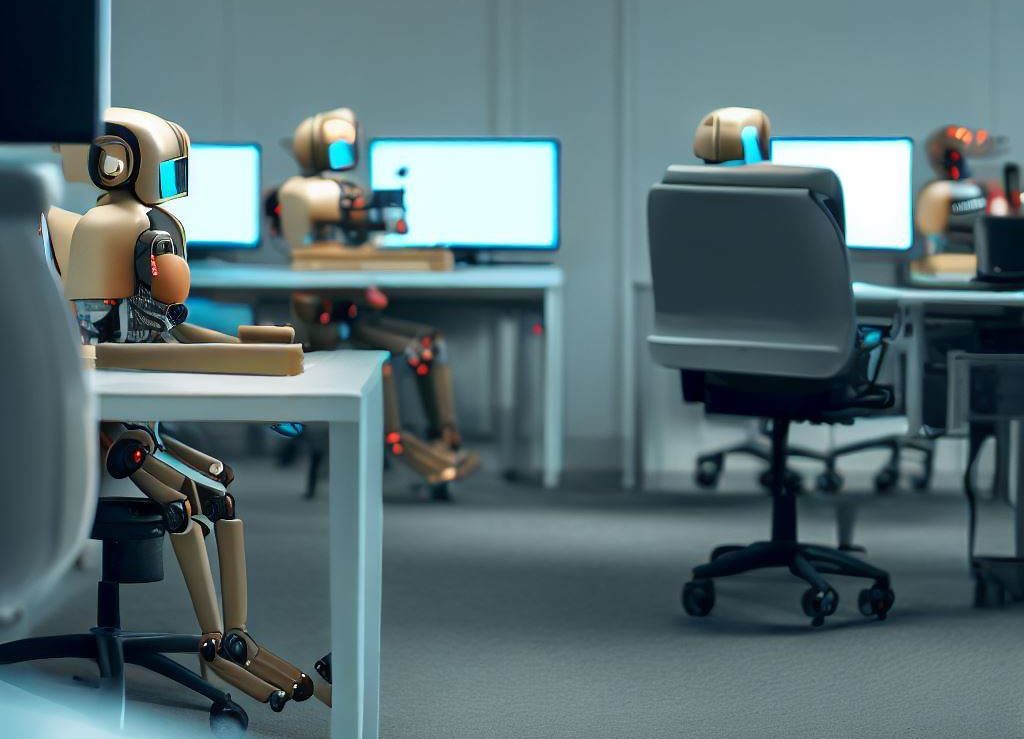 ChatGPT: Roboter im Büro. Beherrscht KI künftig unsere Arbeitswelt?
