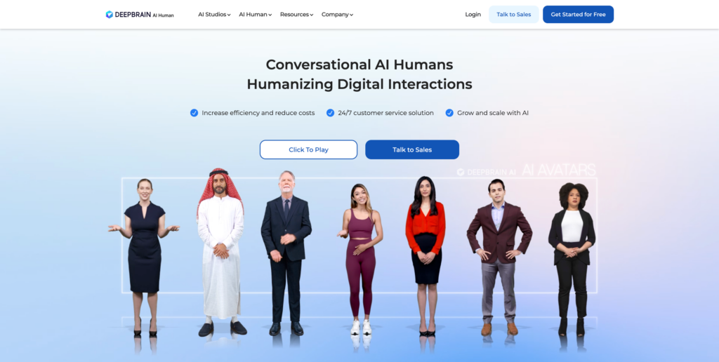 DeepBrain sprechende Avatar