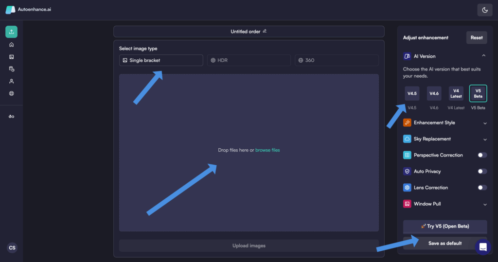 Immobilienmakler – KI sinnvoll nutzen 3 Autoenhance Anmeldung