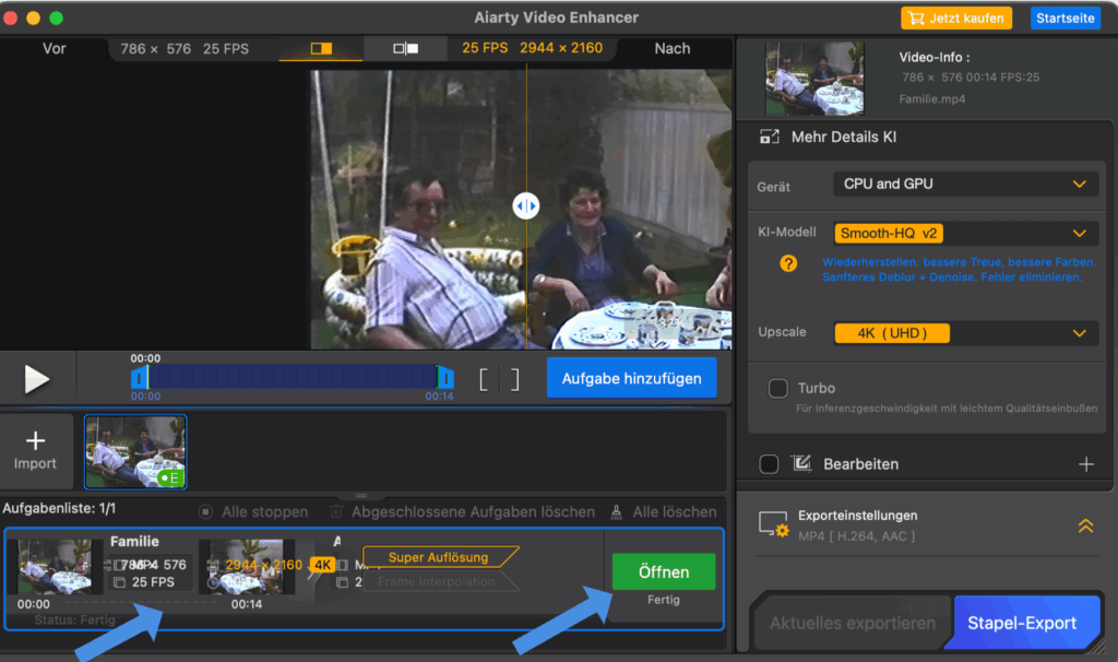 Aiarty Video Enhancer – hübsche deine Videos auf 3 AIArty Screenshot 2