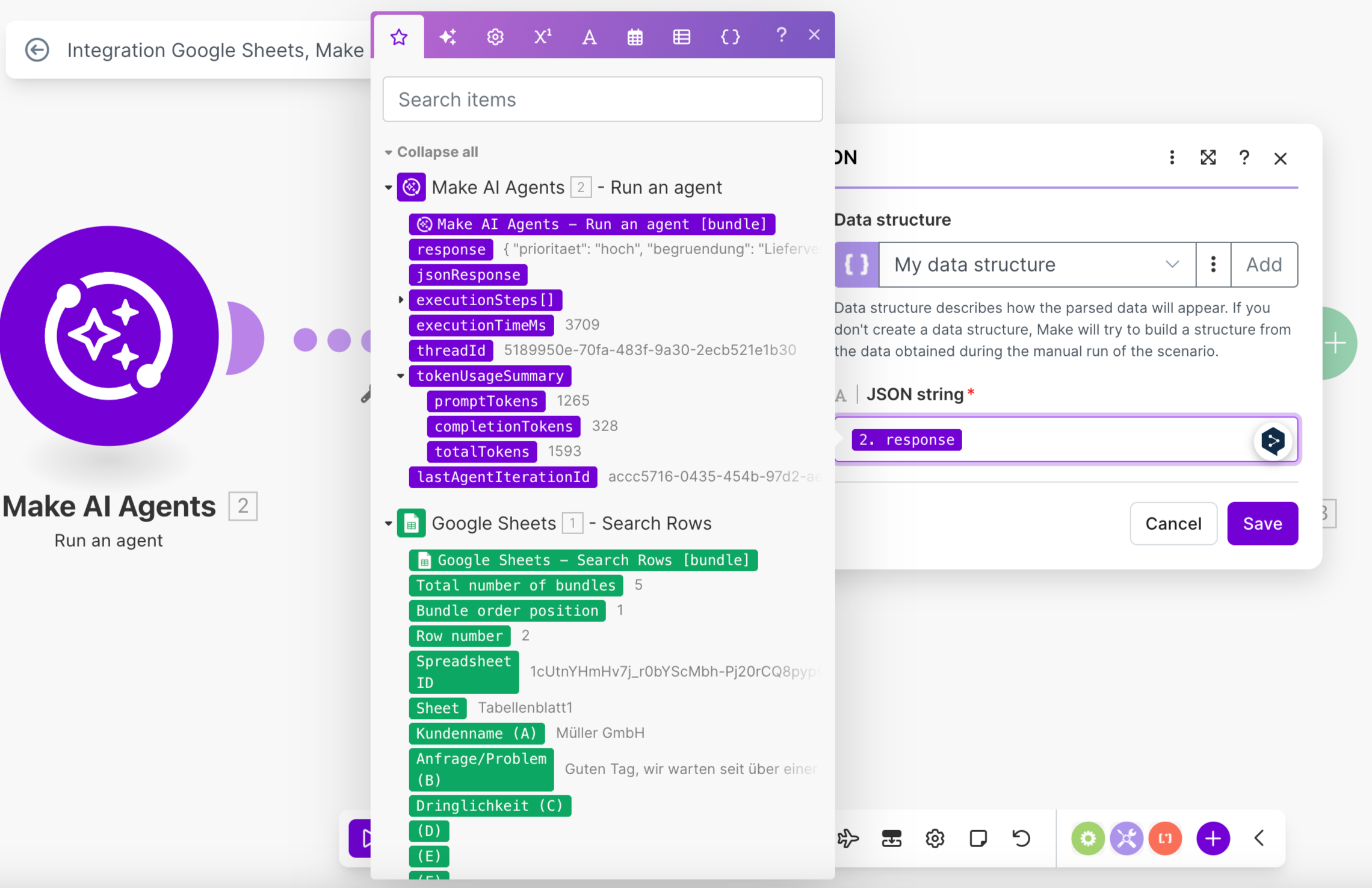 KI-Agent Make: Ein Praxisbeispiel für intelligente Automatisierung 10 scrnli P5wKvpg1V20Uan