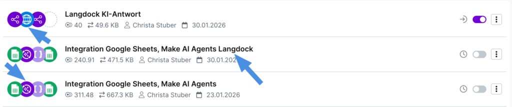 Make KI-Agent mit Langdock-API 2 scrnli md595t77bagZtK